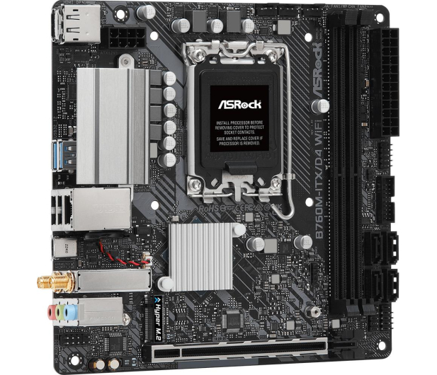 ASRock B760M-ITX Wi-Fi DDR4 - 1107465 - zdjęcie 2